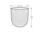jazz rond 35cm zijdewit
